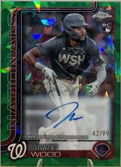 James Wood [Green Sapphire] #RA-JWO Prices | 2025 Topps Chrome