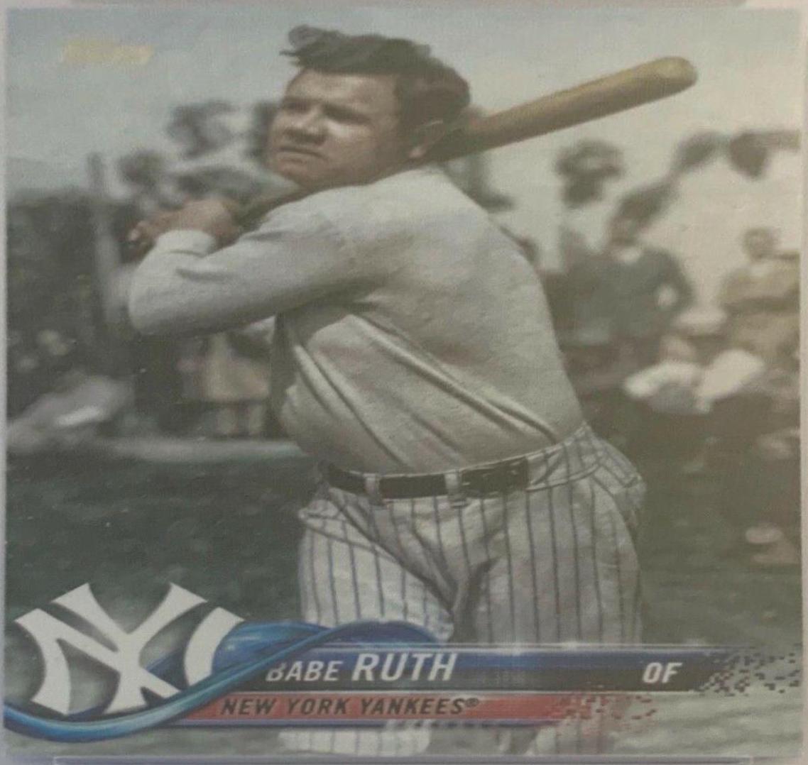 Babe Ruth #US7 Baseball Cards 2018 Topps Update