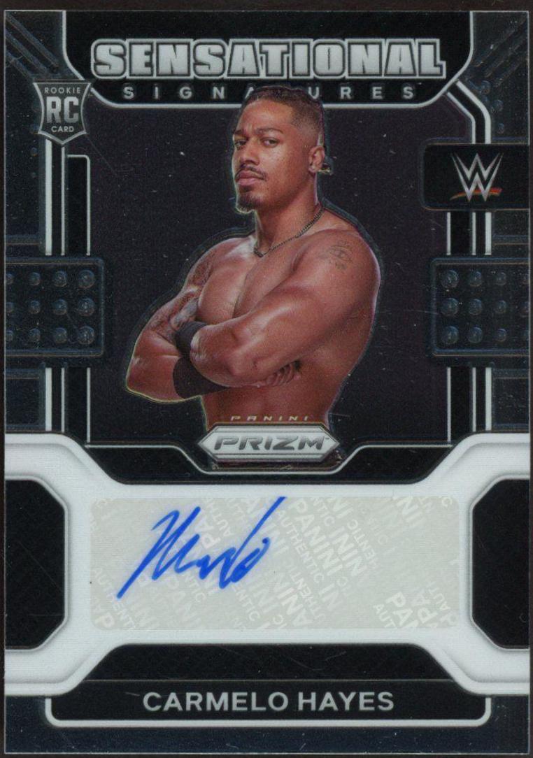 Carmelo Hayes #SS-CMH Wrestling Cards 2022 Panini Prizm WWE Sensational Signatures