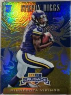 Stefon Diggs #CR38 Football Cards 2015 Panini Rookies & Stars Crusade Rookies