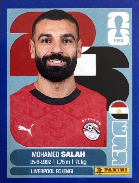 2026 Mohamed Salah [Blue] #EGY17