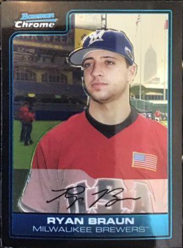 Ryan Braun #FG3 Baseball Cards 2006 Bowman Chrome Future Game Prospects