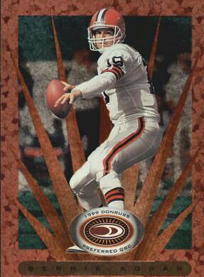 Bernie Kosar #25 Football Cards 1999 Panini Donruss Preferred