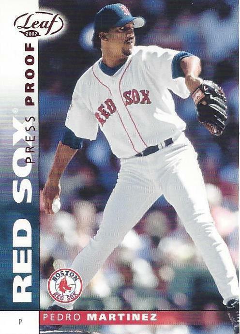 Pedro Martinez #11 Baseball Cards 2002 Leaf