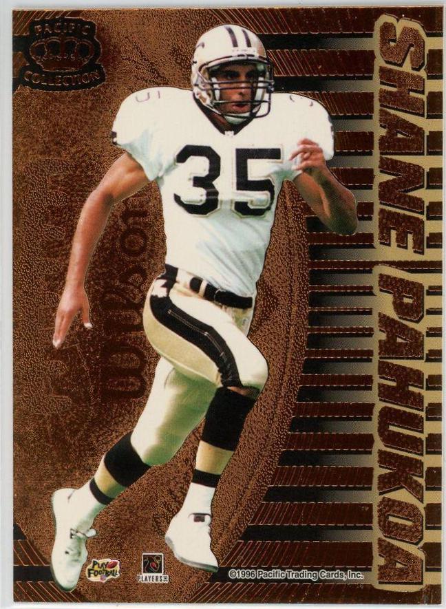 Shane Pahukoa / Bernie Parmalee #41 Football Cards 1996 Pacific Dynagon Tandems