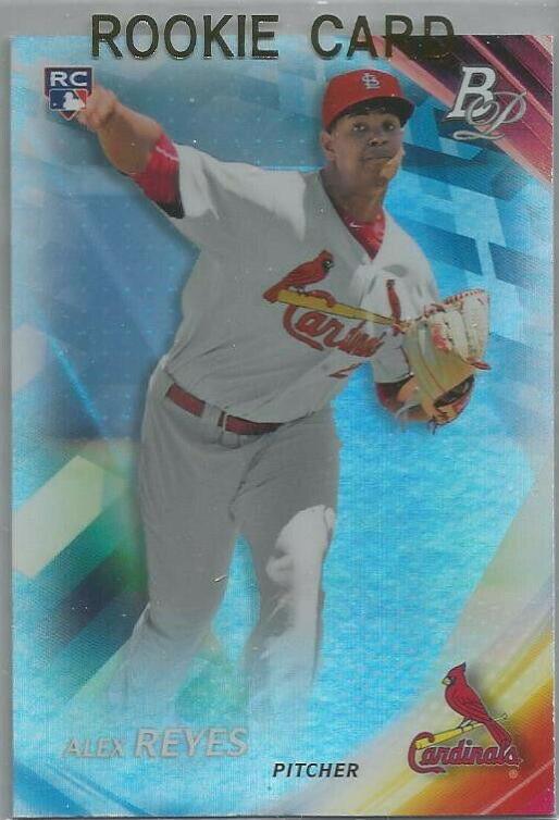 Alex Reyes #72 Baseball Cards 2017 Bowman Platinum