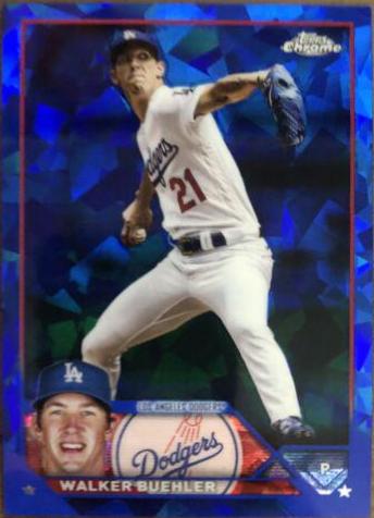 Walker Buehler #391 2023 Topps Chrome Sapphire Baseball