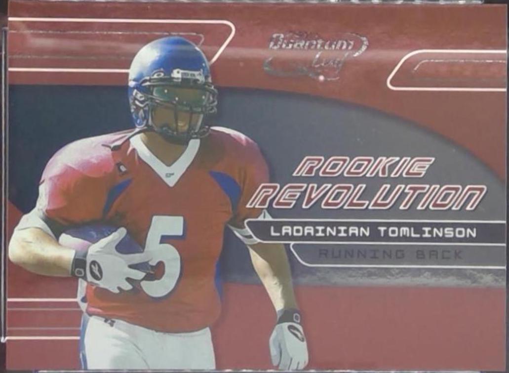 Ladainian Tomlinson #RR-9 Football Cards 2001 Quantum Leaf Rookie Revolution
