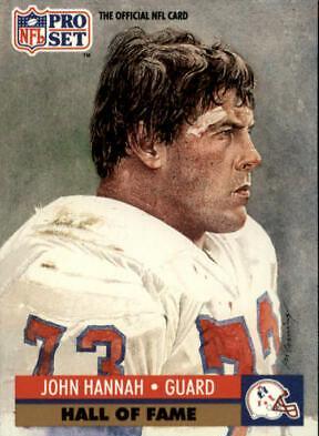 John Hannah #28 Football Cards 1991 Pro Set
