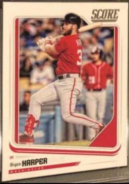 Bryce Harper #6 Baseball Cards 2018 Panini Chronicles Score