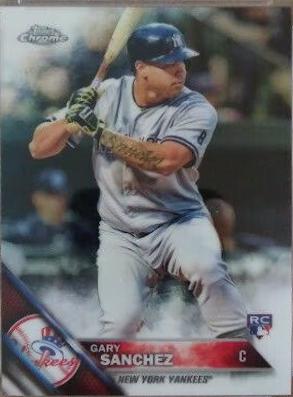Gary Sanchez #143 Baseball Cards 2016 Topps Chrome