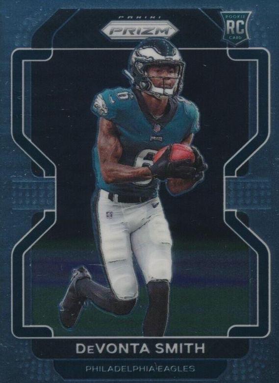 DeVonta Smith #335 Football Cards 2021 Panini Prizm