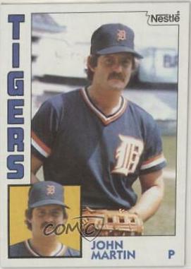 John Martin #24 Baseball Cards 1984 Topps Nestle
