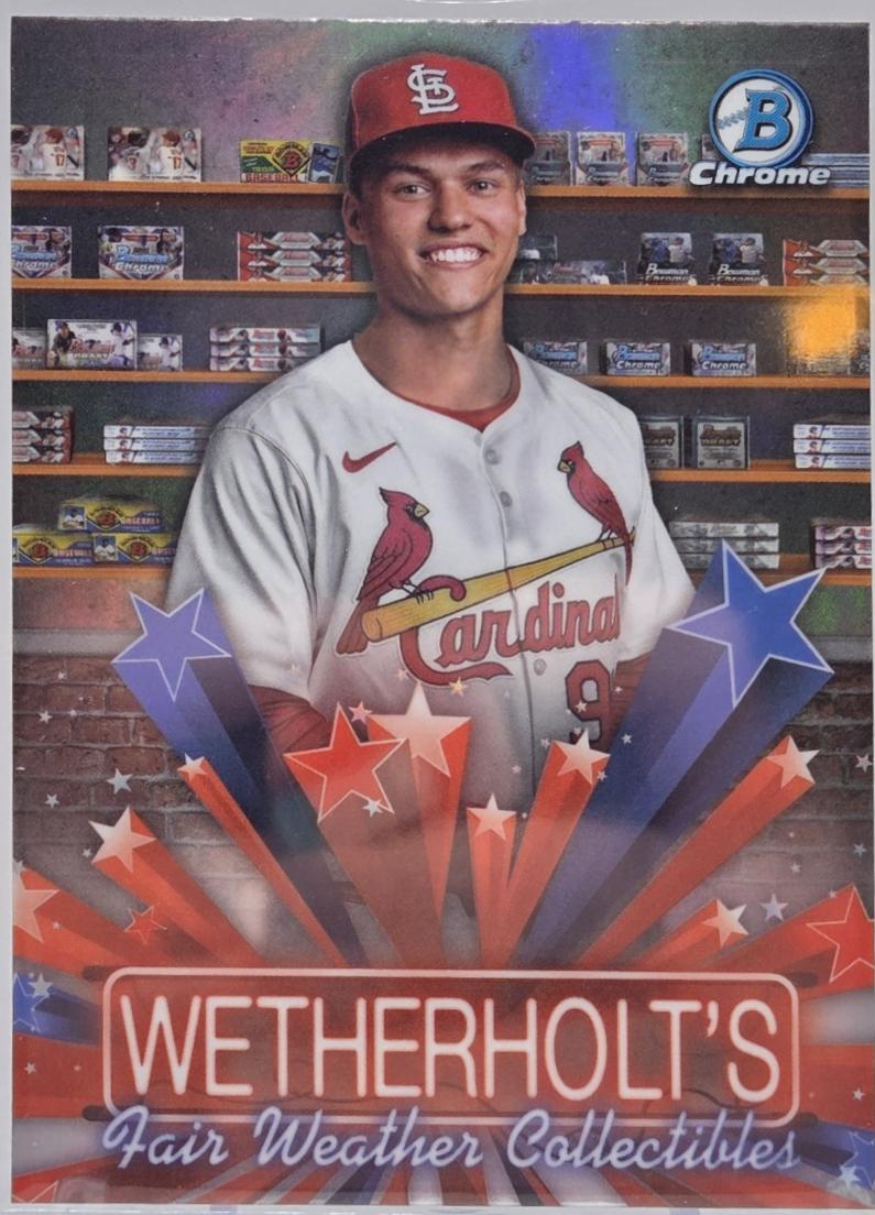 JJ Wetherholt #HS-1 Baseball Cards 2025 Bowman Hobby Stars