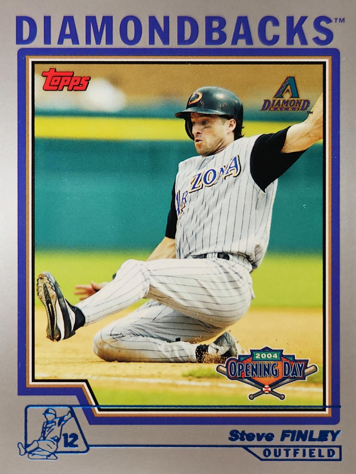 Steve Finley #23 Baseball Cards 2004 Topps Opening Day