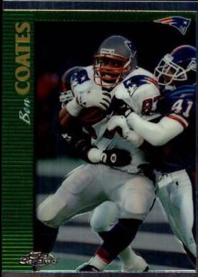 Ben Coates #12 Football Cards 1997 Topps Chrome