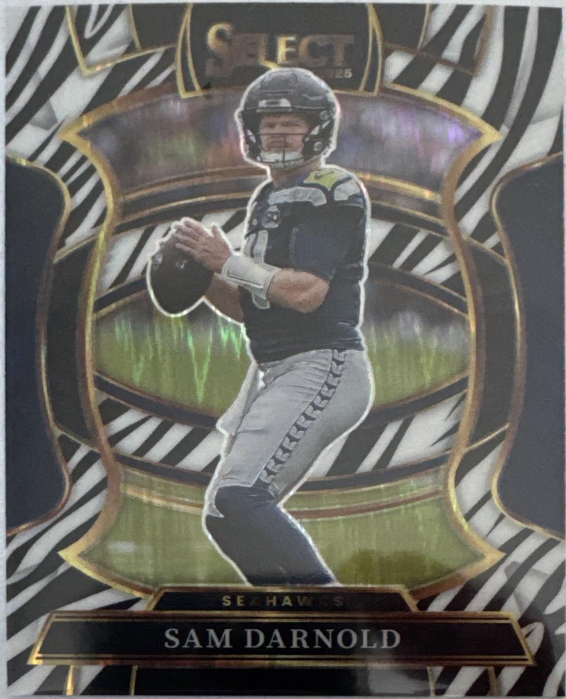 Sam Darnold [Zebra Prizm] #13 Prices | 2025 Panini Select
