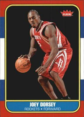 Joey Dorsey #189 Basketball Cards 2008 Fleer 1986-87 Rookies