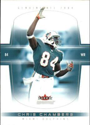 Chris Chambers #25 Football Cards 2004 Fleer Genuine
