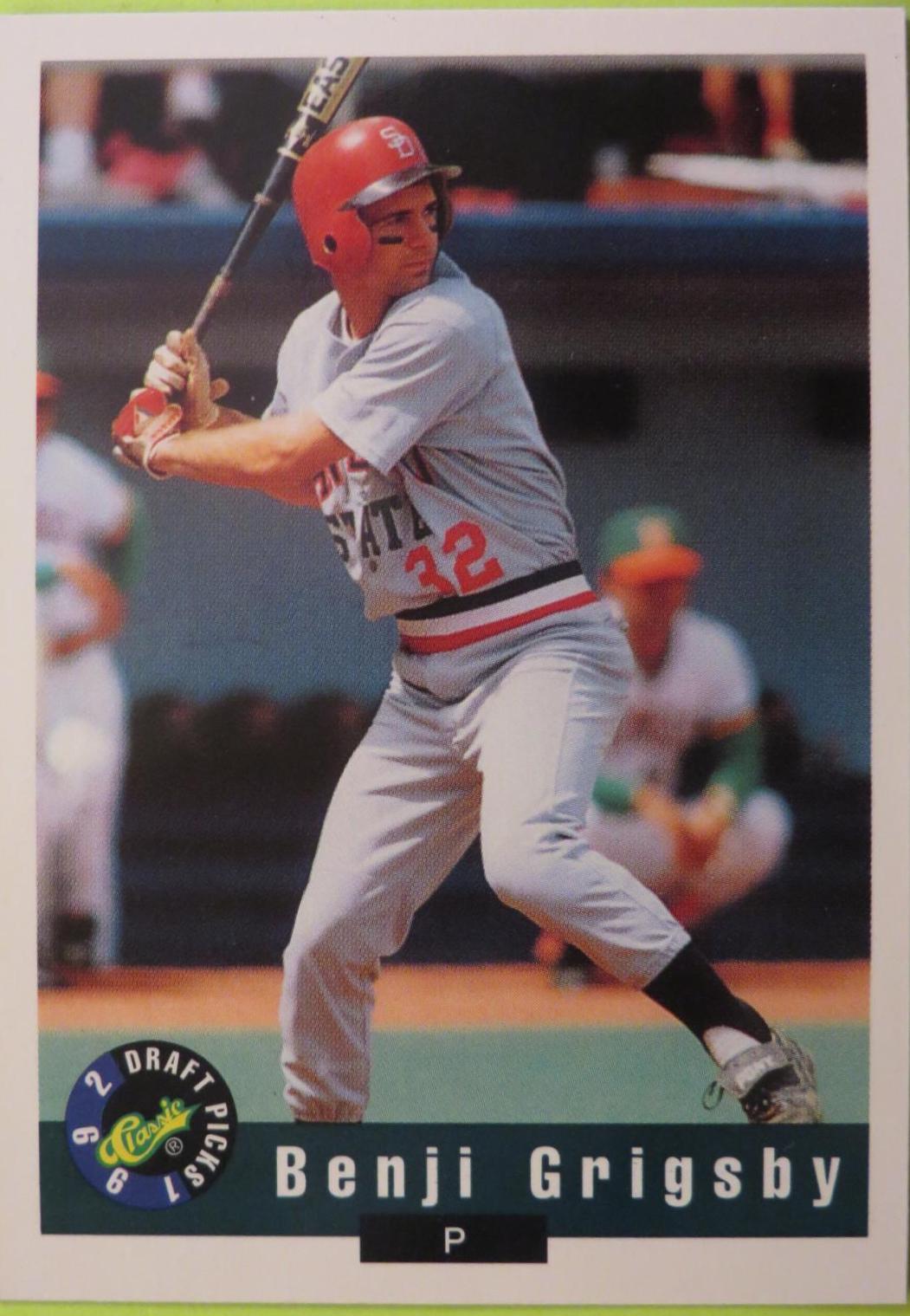 Benji Grigsby #15 Baseball Cards 1992 Classic Draft Picks