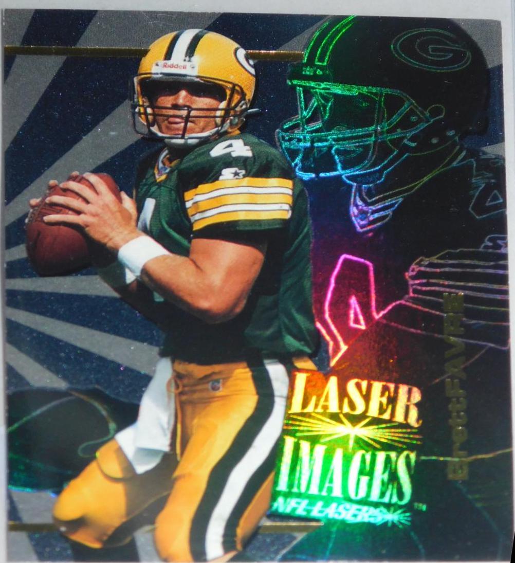 Brett Favre #I-11 1996 Panini Score Board NFL Lasers