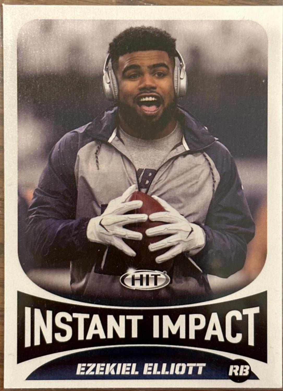 Ezekiel Elliott #55 2017 Sage Hit Premier Draft Football