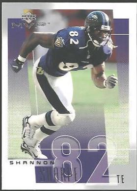 Shannon Sharpe #17 Football Cards 2001 Upper Deck MVP