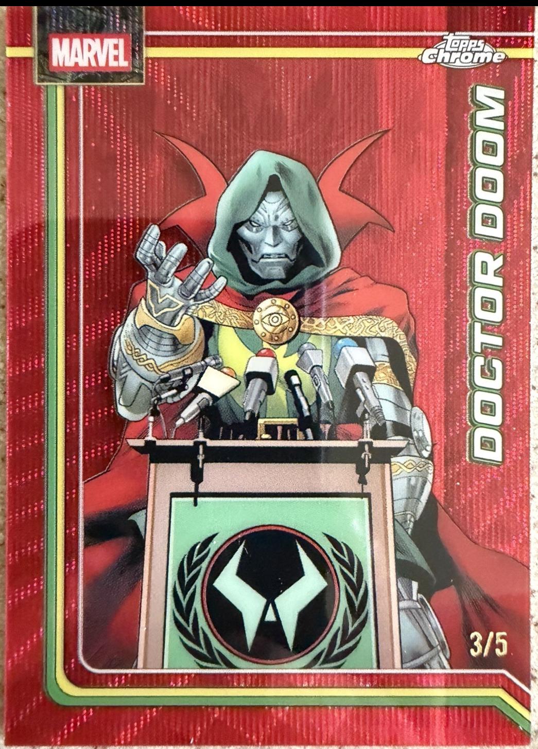 Doctor Doom Red Wave Refractor
