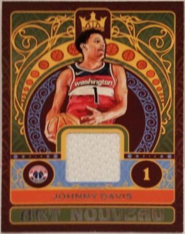 Johnny Davis #AN-JDW Basketball Cards 2022 Panini Court Kings Art Nouveau