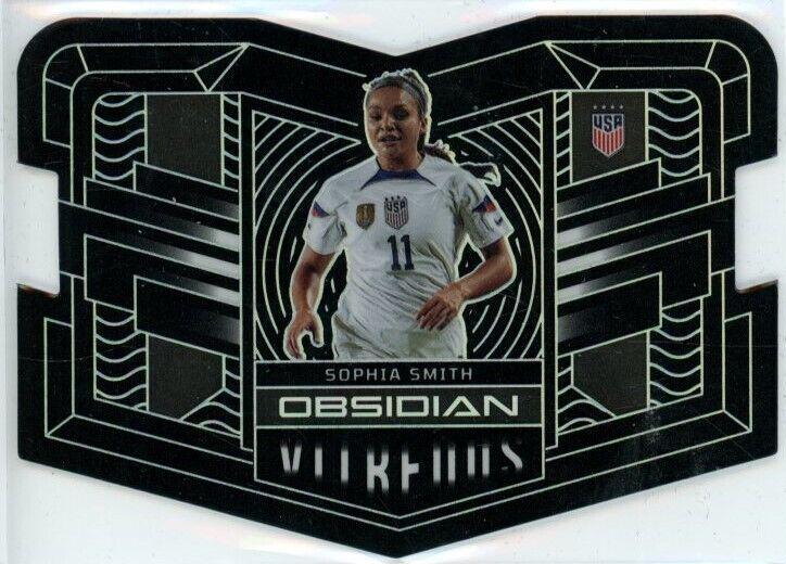 Sophia Smith #20 Soccer Cards 2022 Panini Obsidian Vitreous