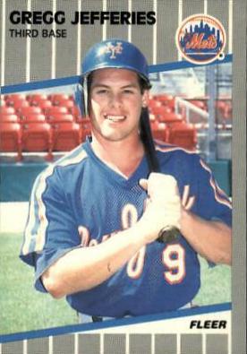 Gregg Jefferies #38 Baseball Cards 1989 Fleer