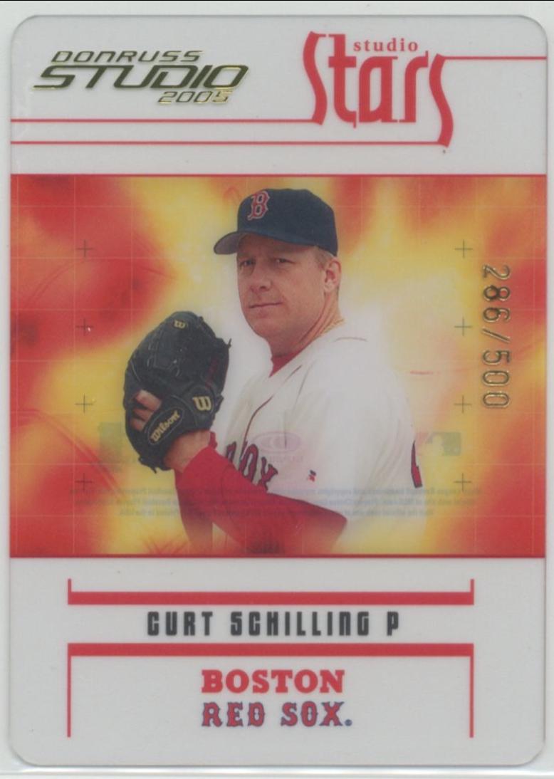 Curt Schilling #S-8 2005 Donruss Studio Stars Baseball