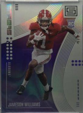 Jameson Williams #5 Football Cards 2022 Panini Chronicles Draft Picks Status