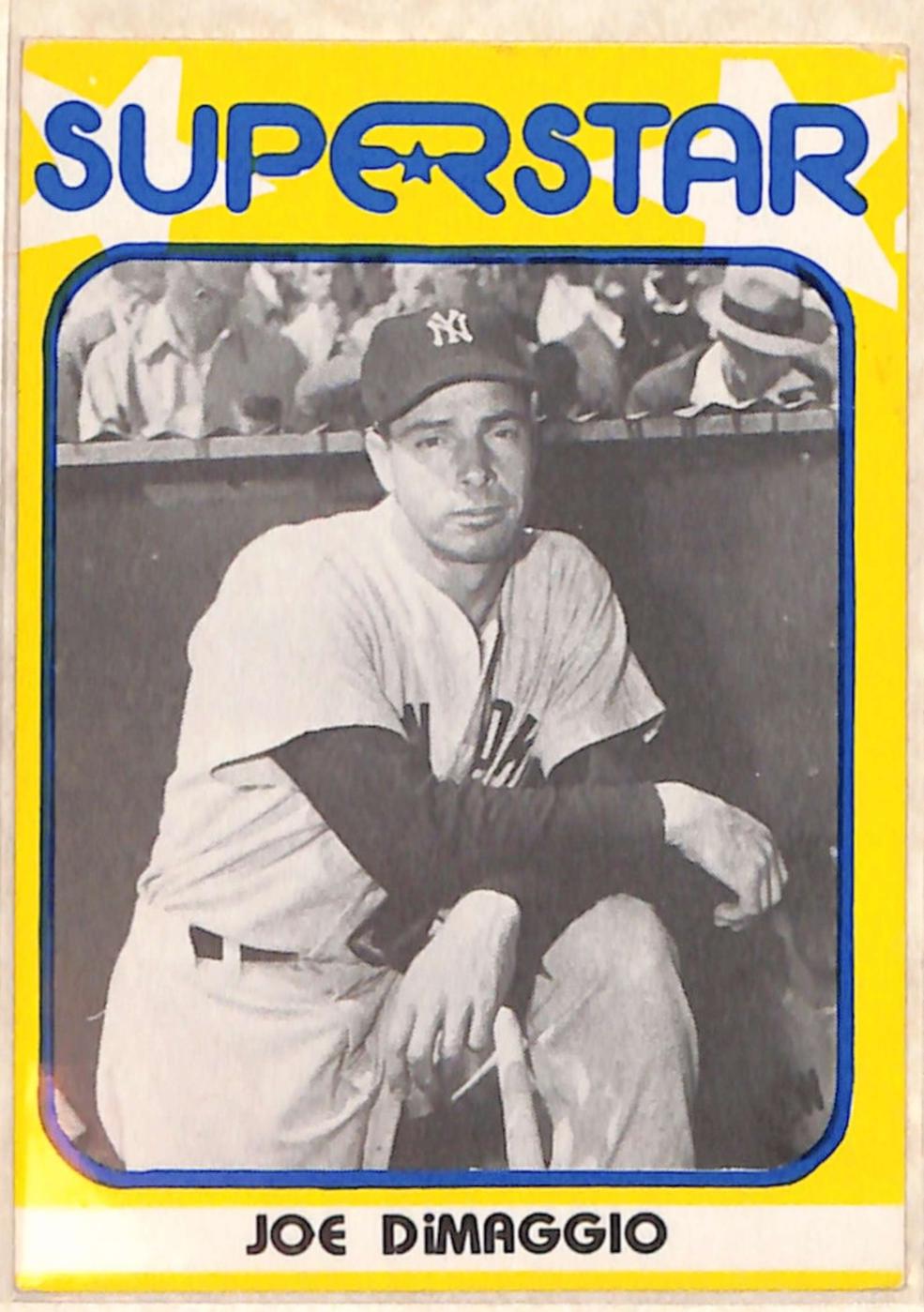 Joe DiMaggio #37 1982 Tcma Superstar Baseball
