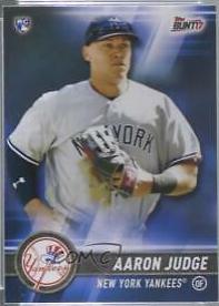 Aaron Judge #20 Baseball Cards 2017 Topps Bunt
