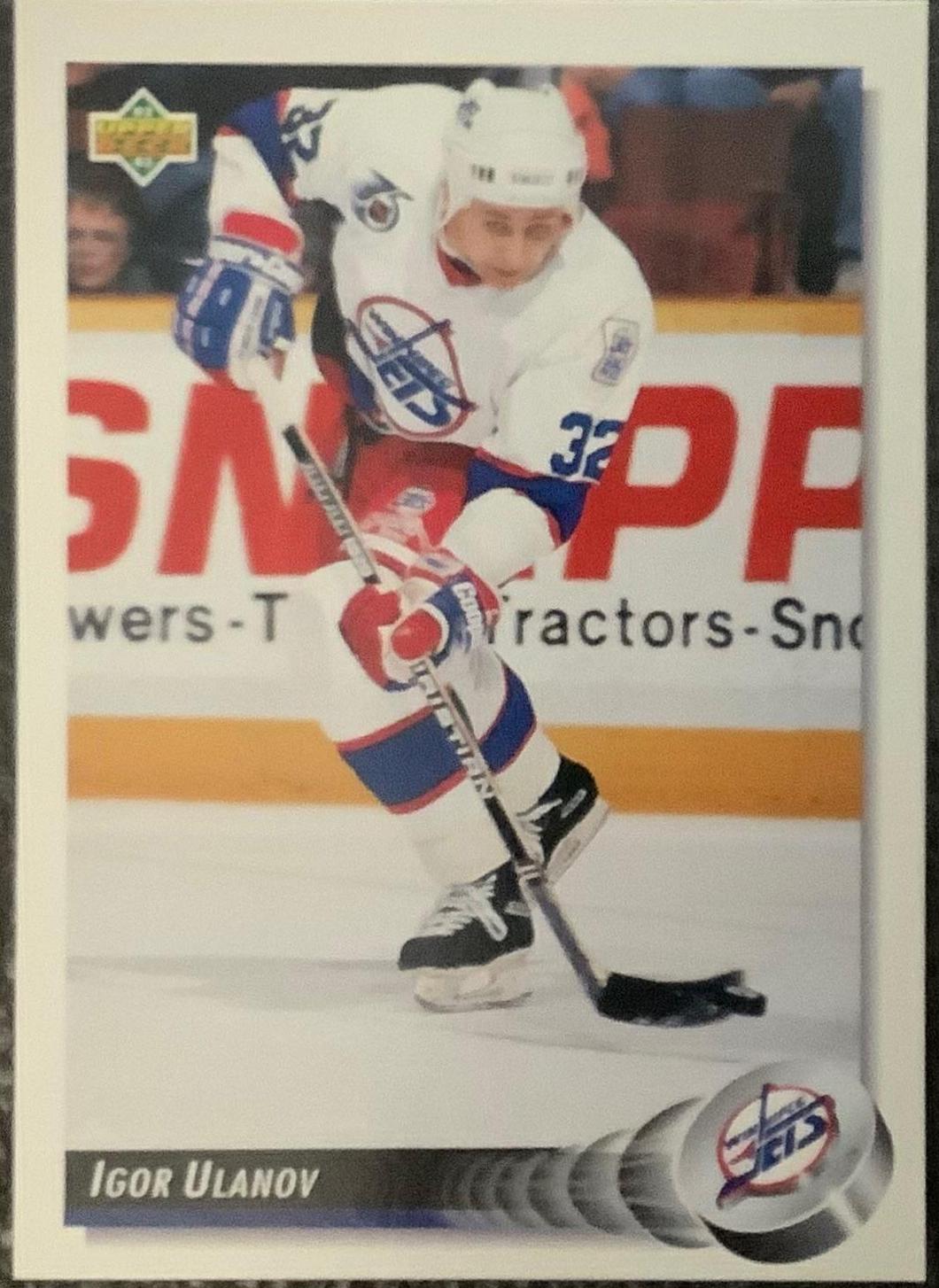 Igor Ulanov #300 Hockey Cards 1992 Upper Deck