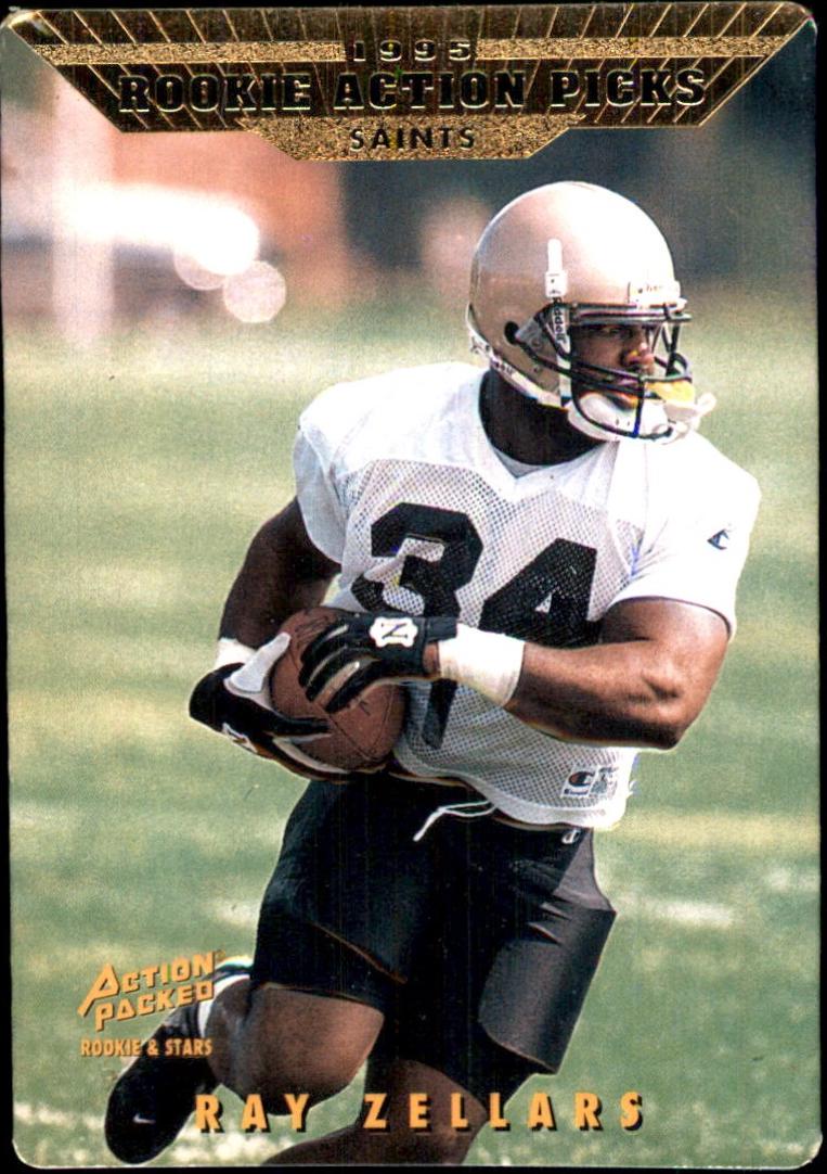 Ray Zellars #105 1995 Action Packed Rookie & Stars Football