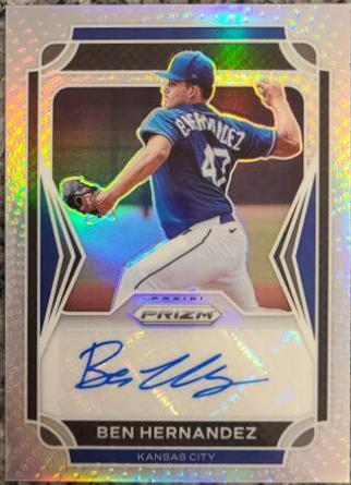 Ben Hernandez #18 Baseball Cards 2021 Panini Prizm Draft Picks Autographs