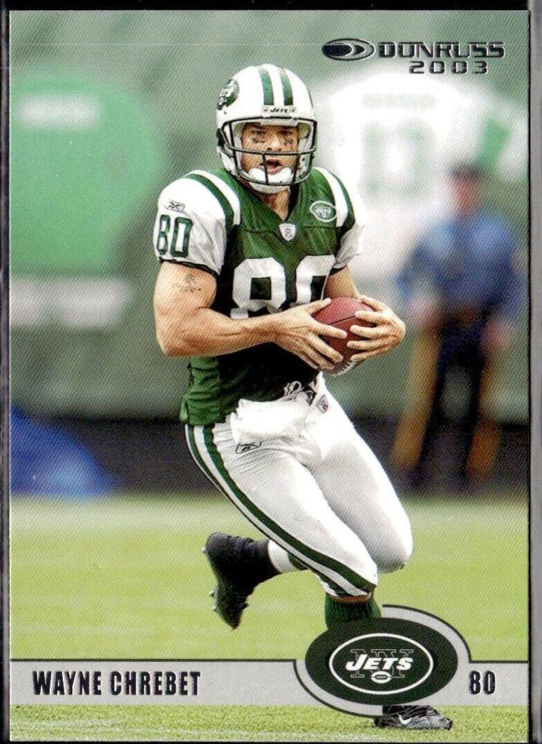 Wayne Chrebet #7 Football Cards 2023 Panini Donruss Retro 2003