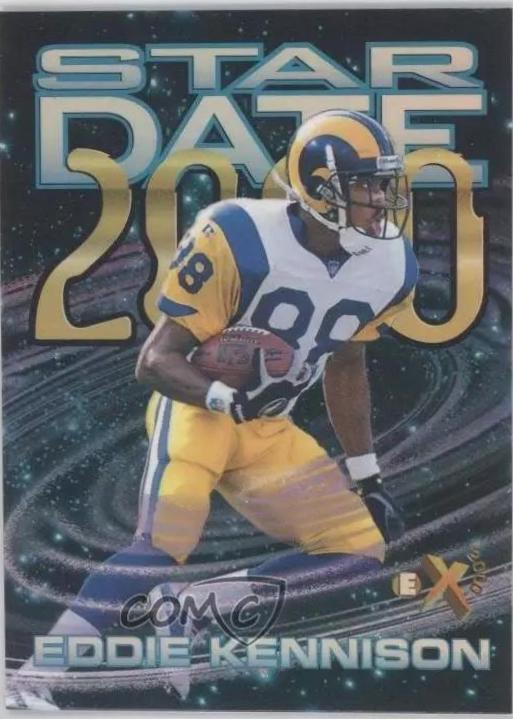 Eddie Kennison #4 Football Cards 1997 Skybox E X2000