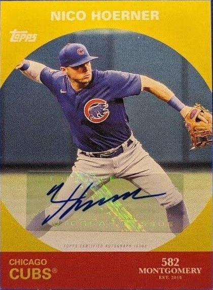 Nico Hoerner #13A 2022 Topps 582 Montgomery Club Set 5 Baseball