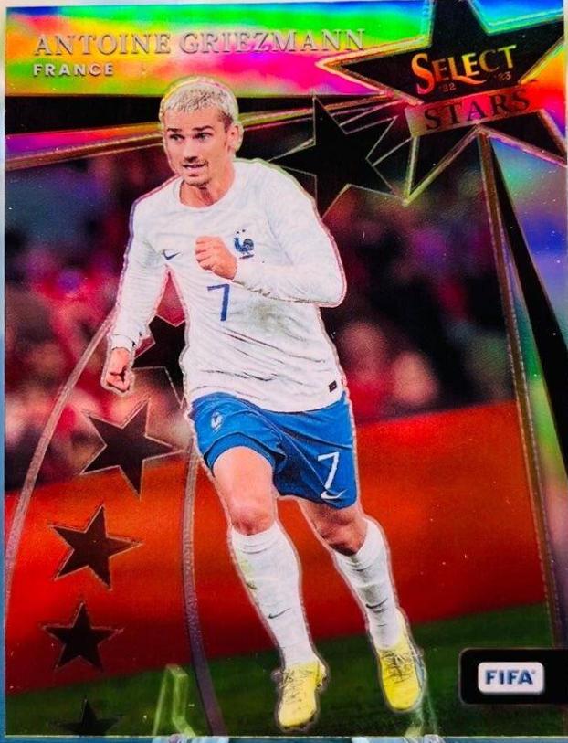 Antoine Griezmann #6 Soccer Cards 2022 Panini Select FIFA Stars