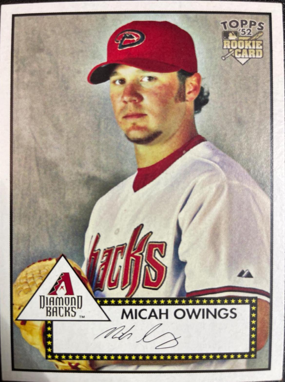 Micah Owings #110 Baseball Cards 2007 Topps '52