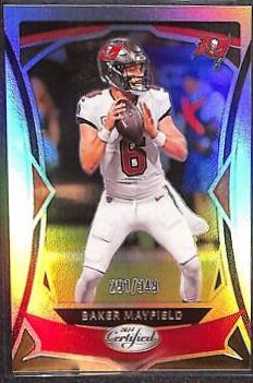 Baker Mayfield [Mirror] #11 Football Cards 2024 Panini Certified