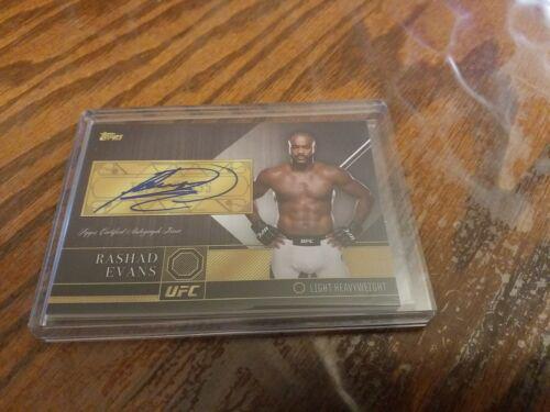 Rashad Evans #TCA-RE Ufc Cards 2016 Topps UFC Top of the Class Autographs