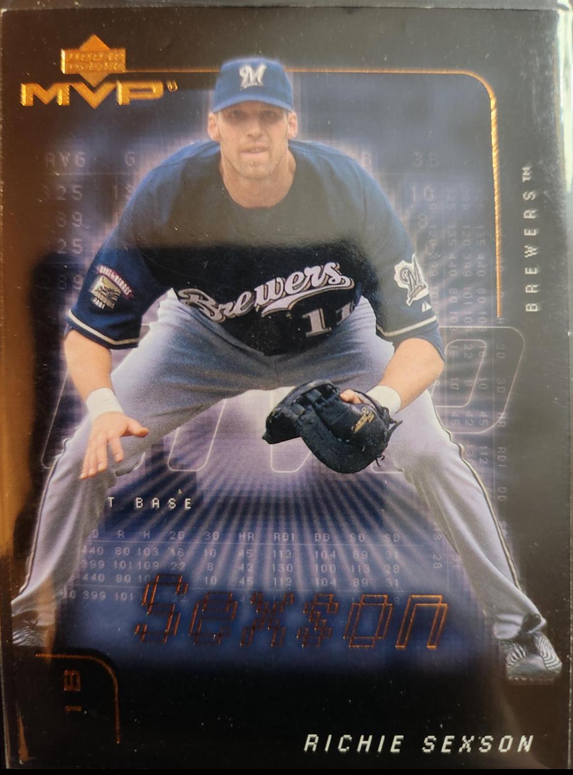 Richie Sexson #158 Baseball Cards 2002 Upper Deck MVP