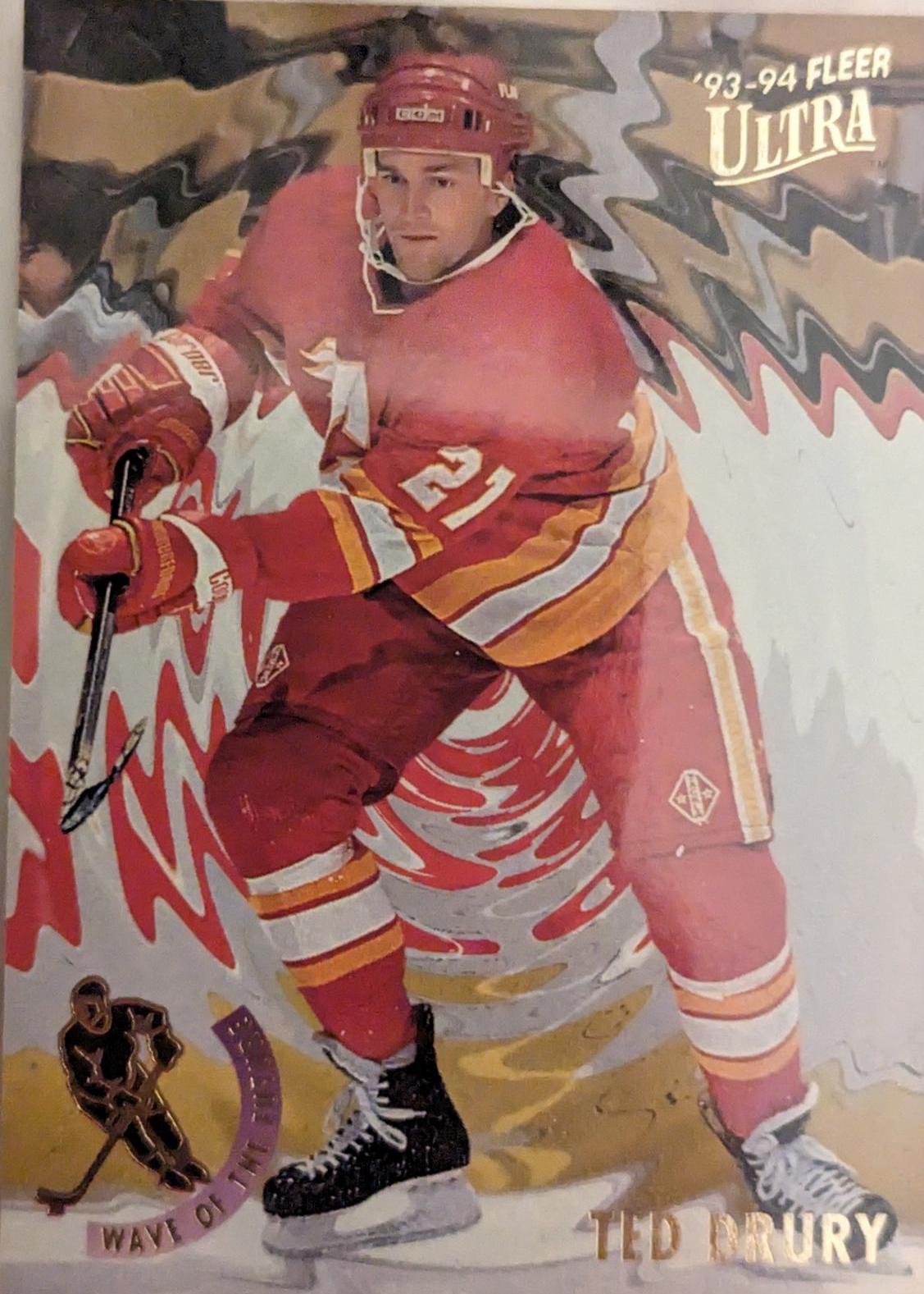 Ted Drury #4 Hockey Cards 1993 Ultra Wave of the Future