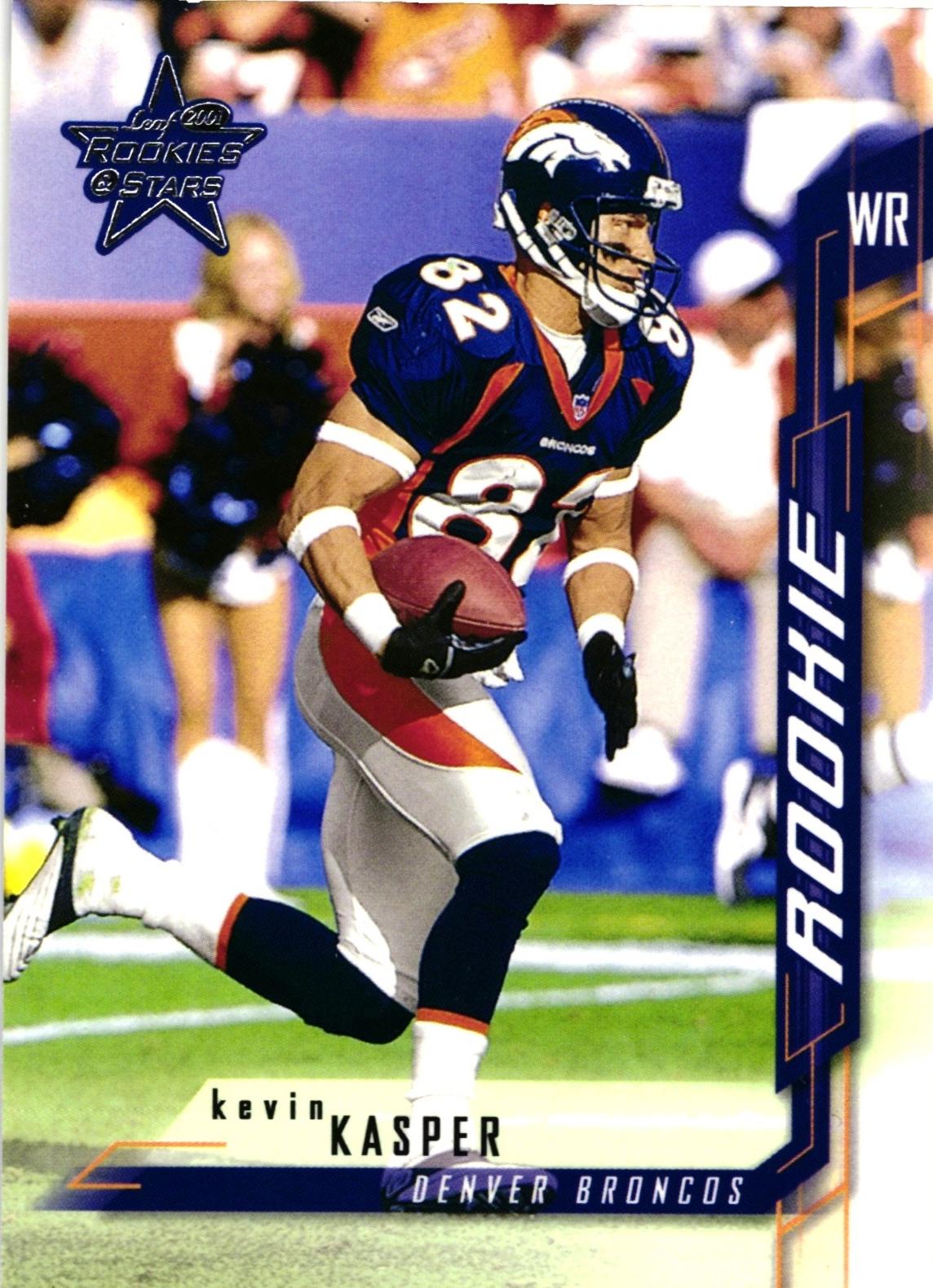Kevin Kasper #240 2001 Leaf Rookies & Stars Football