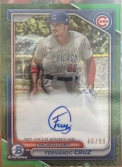 Fernando Cruz [Green Mojo Refractor] #BMA-FC