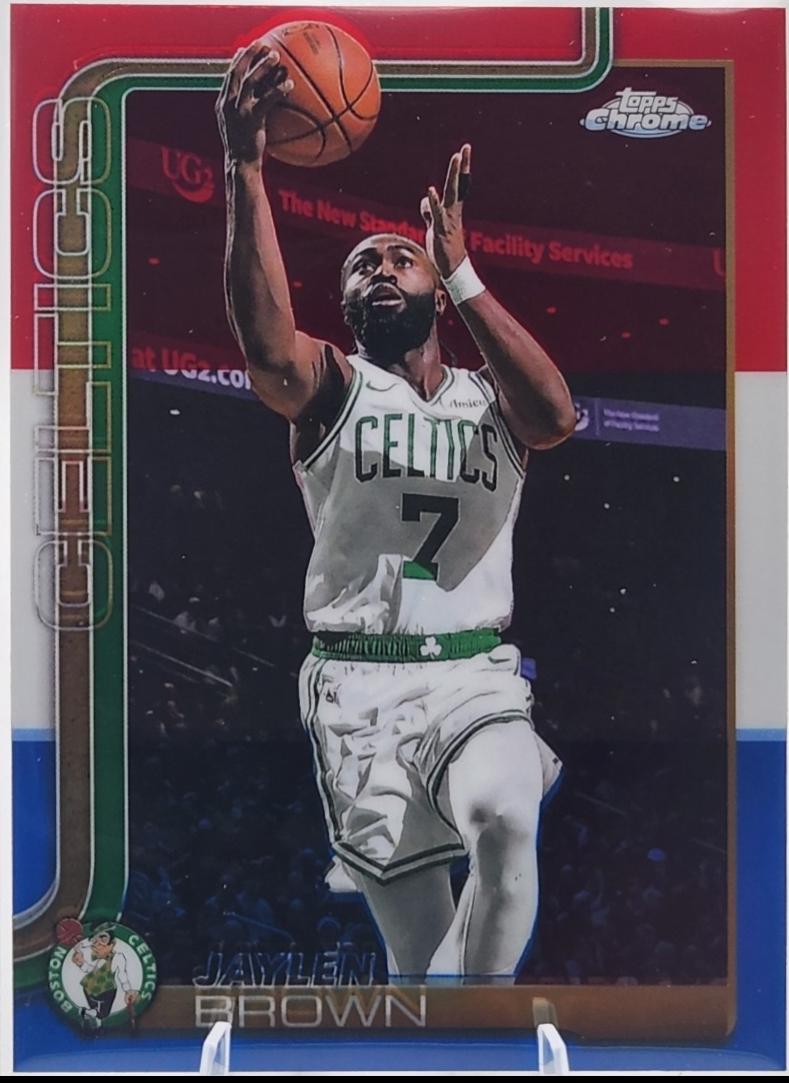 Jaylen Brown [Red White Blue Refractor] #51 Prices | 2025 Topps